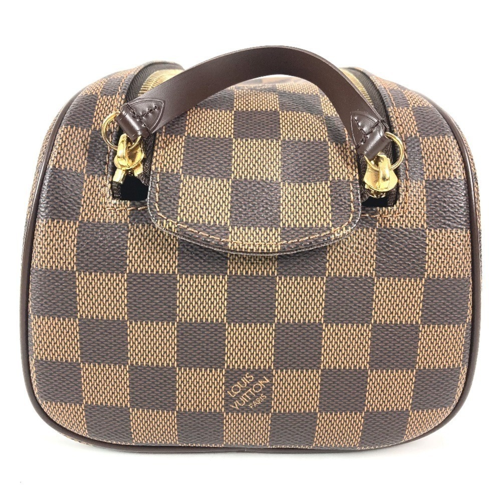 LOUIS VUITTON Authentic Brown Damier Canvas Pouch - Picture 3 of 16